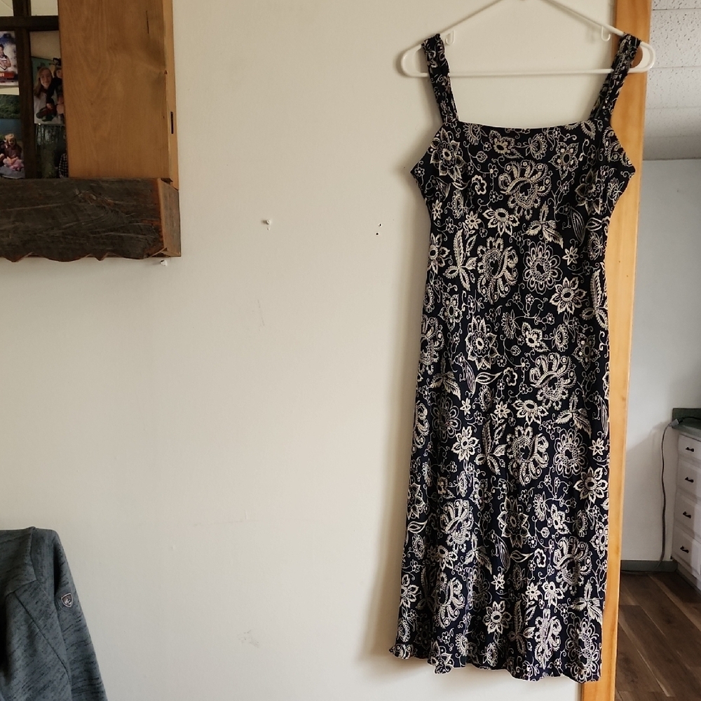 Floral Navy Dress